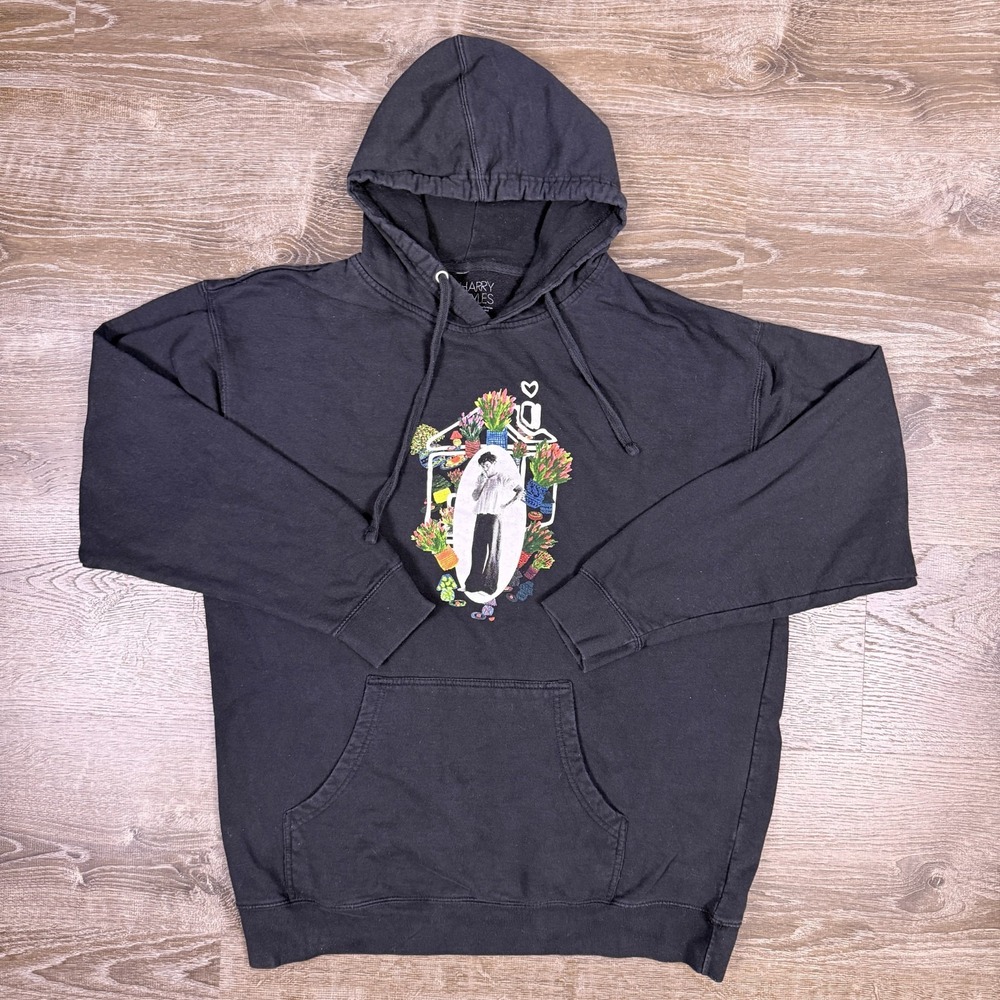 Official Harry Styles Tour Black Sweatshirt Hoodie Size Mens 2XL Love On Tour